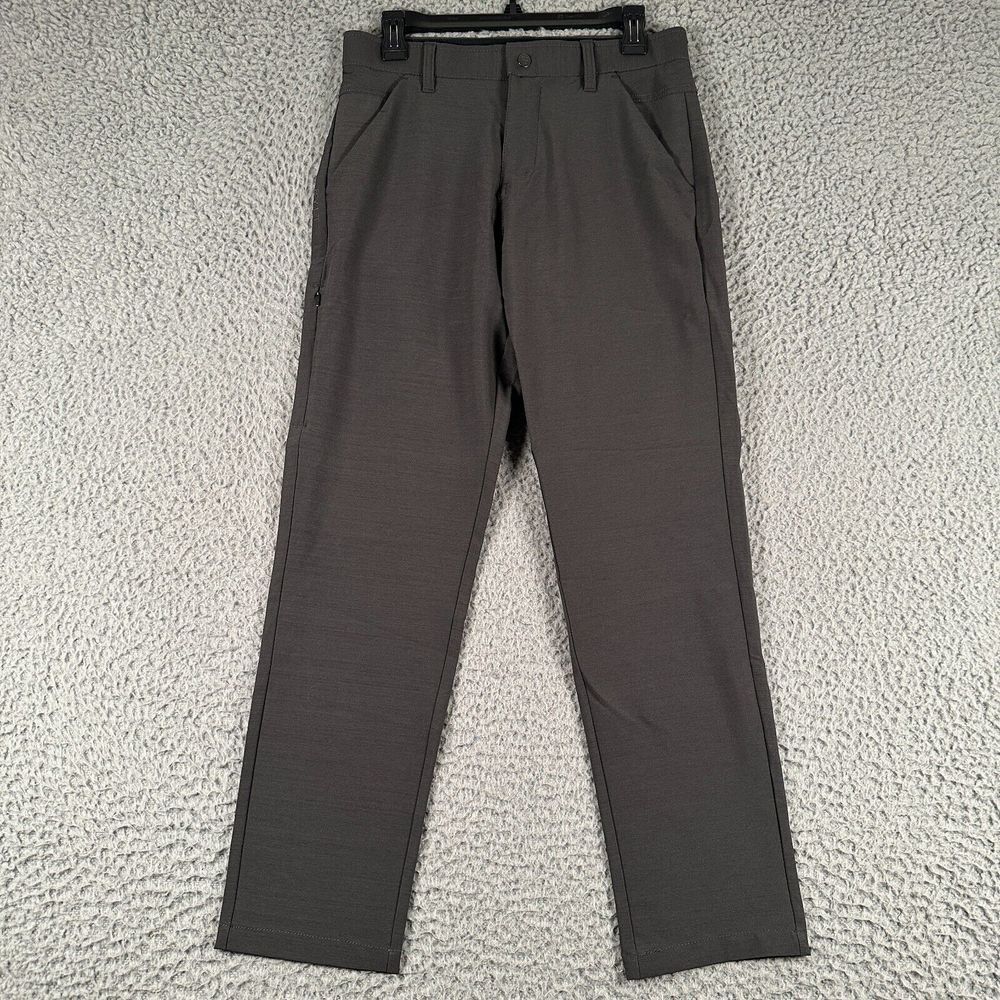 BYLT Kinetic Pants‎ Mens 32 Gray Performance Chino Golf Athletic Everyday